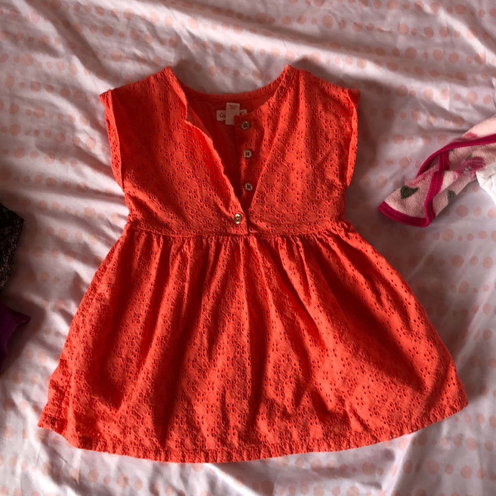 Coral dress